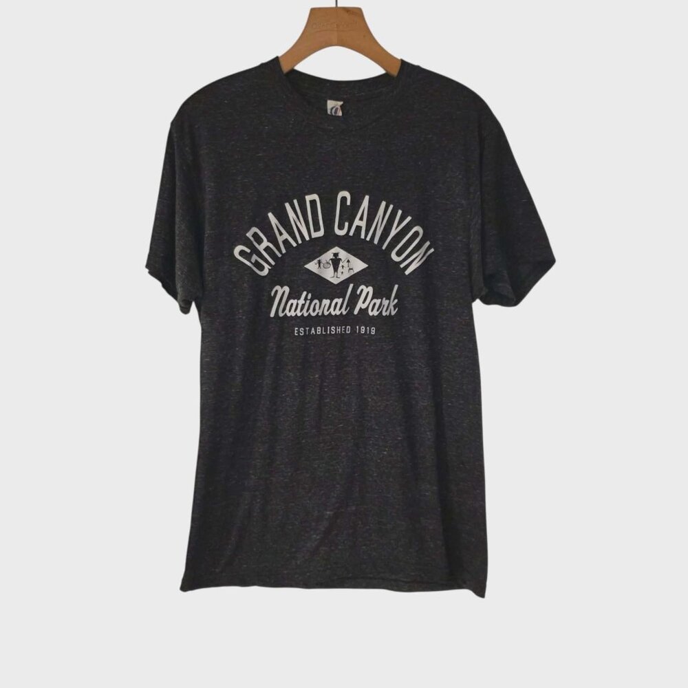 Grand Canyon National Park T-Shirt Black Heathered Unisex Size Medium‎